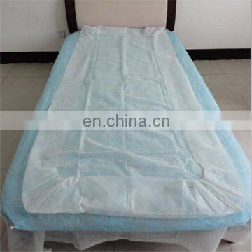 disposable nonwoven bed cover / dust ruffle / bed spread / flat sheet