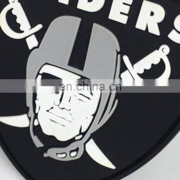 Custom Soft Pvc Rubber Jeans Patch for Clothing photo-5