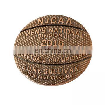 Embossed sign souvenir gold fake coin OEM design low price zinc alloy coin