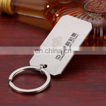 Custom metal keychain square keychain with logo souvenir gift