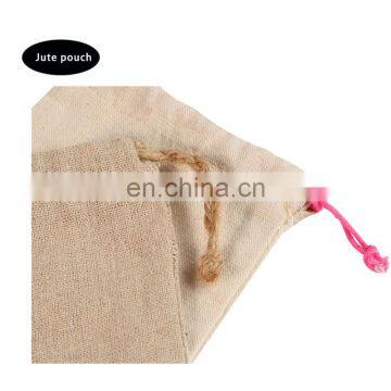 2017 Wholesale New Style Custom Linen Drawstring Bag for Sand or Bottle photo-4