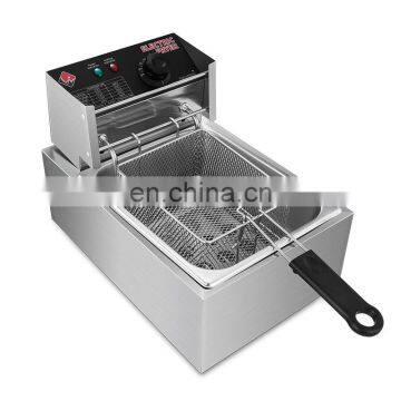 2019 New Type Stainless Steel  Electric 6L Deep Fat Fryer Oil Fryer