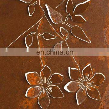 Decorative antique hanging 3d metal wall art decor