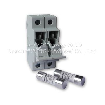 Solar PV 1000VDC and 1500VDC DIN fuse holder 10*38 and 10*85mm