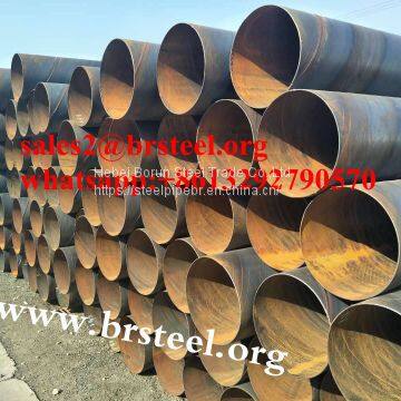 Large Diameter 219mm to 2000mm  SSAW Welded Steel Spiral Pipe  in Carbon Steel