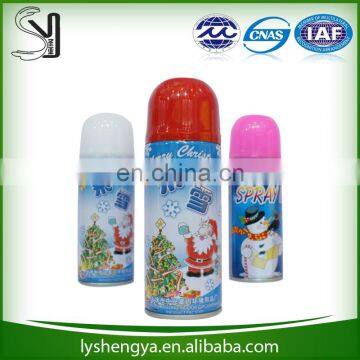 snow spray decoration for christmas party and tree