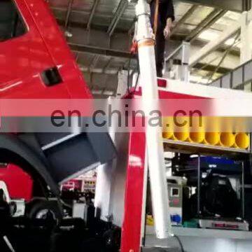vehicle roof mounted telescoping emergency light mast