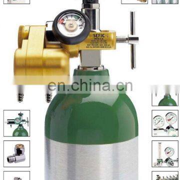 2L High Pressure DOT-3AL-17E Thread Valve CO2 Aluminum Gas Cylinder