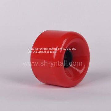 pu wheels for skate board 75*51 round  PU Wheels   red pu wheels for skateboard supplier