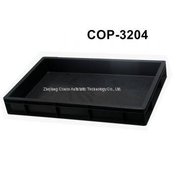 esd durable black plastic injection molding tray