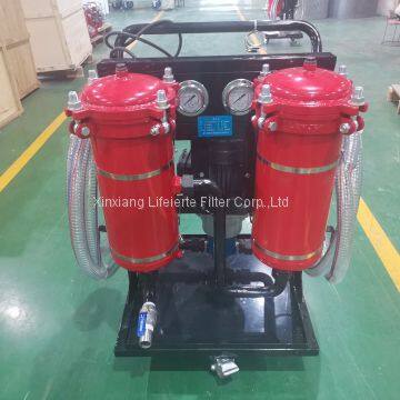 Portable Lyc-B Filtration Cart High Precision Oil Filter Purifier Cart Unit photo-5