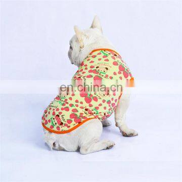 New Arrived Summer Teddy Pomeranian Bichon Cartoon Pattern Cute Dog Clothes Vest photo-2