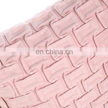 Fashion Soft Hand Home Decor Sofa Wrinkle Velvet Pink Cushion photo-5
