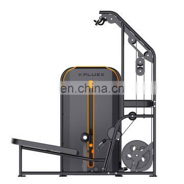 Commercial Gym Fitness Body Building Equipment Lat Pulldown&SEATED ROW Machine Muscle Trainer Abdominal Hernia Support