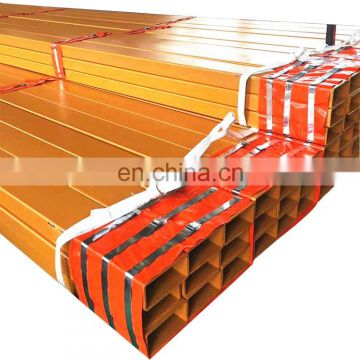 GI square tube Q195 coloured pre galvanized square steel pipe and tube for furniture