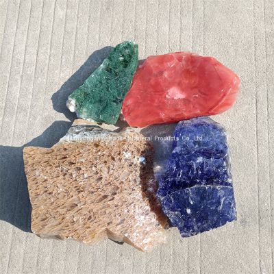 Acid And Alkali Resistance Colored Fused Quartz Sand Block Sand