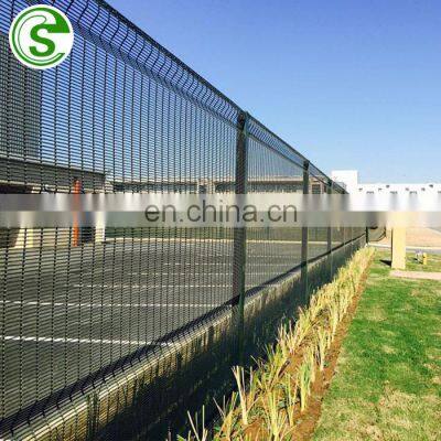 High security strong 358 clearvu fence panels industrial metal clear view fencing Uganda