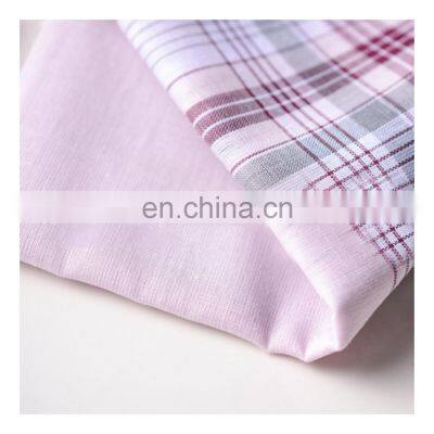 5Pcs/Lot Square Plaid Stripe Handkerchiefs Men Classic Vintage Pocket Cotton Towel For Wedding Party 38*38Cm Random Square Plaid