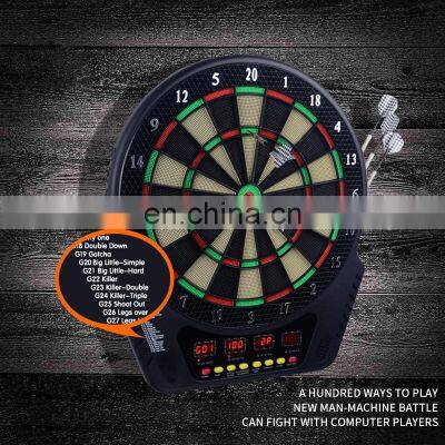 LED Round Dart Board With Battery Professional Indoor Dart Machine Customelectronic Board Darts photo-5