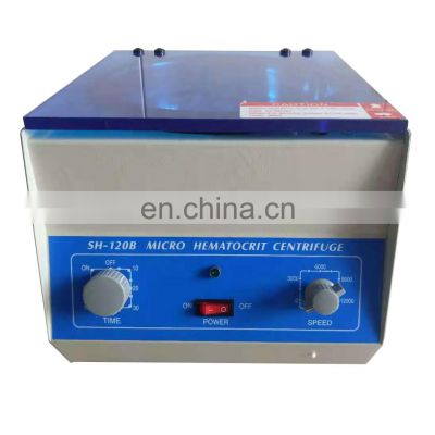 Laboratory centrifuge plastic SH-120 micro hematocrit centrifuge machine for medical use