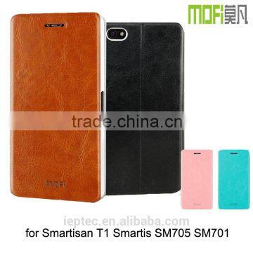 New 2016 MOFi Case Housing for Samrtisan T1, Flip PU Leather Case Cover for Samrtisan T1