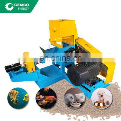 single-screw 100kg trout pellet mill for aquafeed