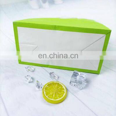 New Lime Lemon Gift Green Card Paper Shopping Carrier Bag Light Green