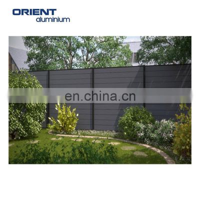 WPC fence wood plastic composite fence panel directly factory