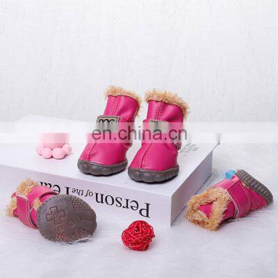 Running Designer Wholesale Luxury Winter Cats Charm Rain Boots Waterproof Pet Shoes Dog