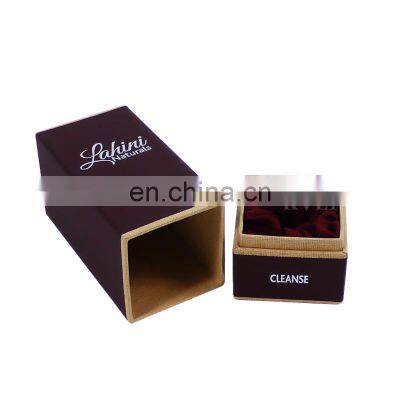 Custom luxury magnetic cosmetic body lotion packaging boxes for lotion paper box bottle packaging