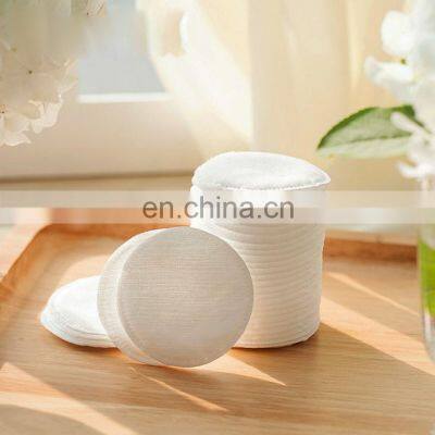 Dispoable Oem High Quality Make Up Remover Cleanser Soft Pads Makeup Cotton Pad Rounds Facial Organic Eco Friendly for Face