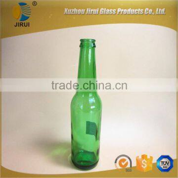 330ml popular size green glass beer bottle