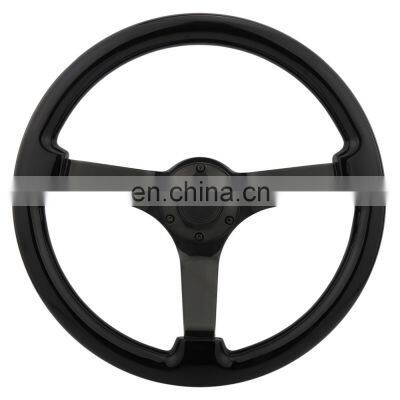 professional custom design black classic wood steering wheel