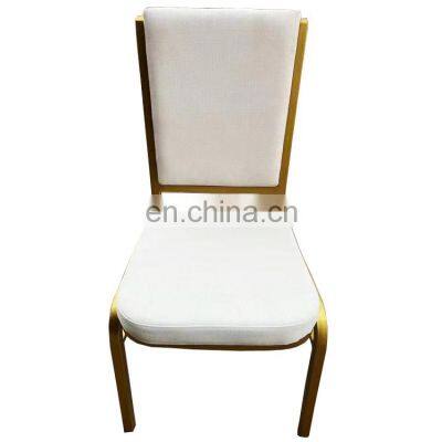 Wholesale upholstery luxury soft modern dinner hotel room metal chair frame