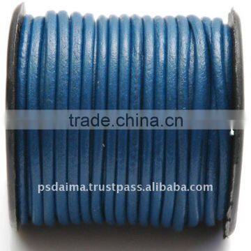 Handmade Round Leather Cords for Handicrafts