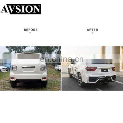 ABS PP Material of Front/rear Bumper Assembly Grille for Nissan Patrol Y62 Upgrade to HAWK Model 2010-2022