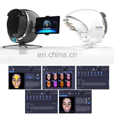 Sales Portable Aesthetic 3d Mirror Facial Skin Scanner Face Visia Skin Analyse Digital uv Light Facial photo-5