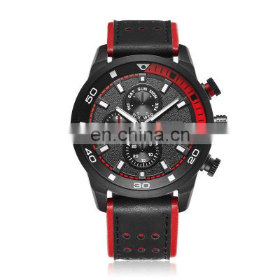 Curren 8250 Luxury Men's Sport Waterproof Quartz Watches Leather Casual Business Wristwatches