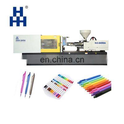 High Quality Full Automatic horizontal plastic injection moulding plastic pen shell making machine for color pen ball pen pencil