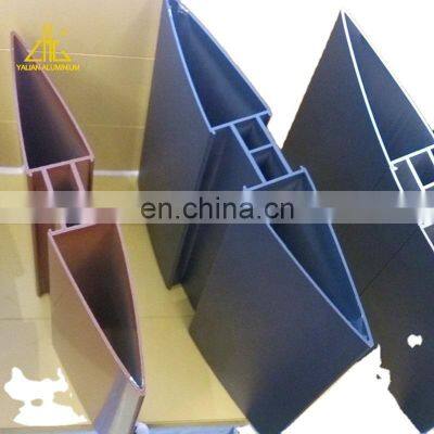 Customized Powder Coating aluminum profile for gates roller shutter  certified sun shape louvers