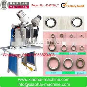 HAS VIDEO 195 Cycles Per Minute 2 Heads Paper Bag Rope Through Hole Fixing Making Machine