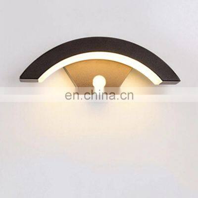 Outdoor LED Sensor Wall Lighting Porch Radar Motion Sensor Courtyard Garden Waterproof Sensor LED Wall Lamps