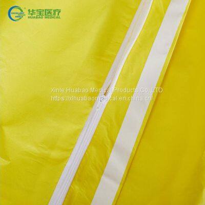 FD6-2002 Hooded Protective Coverall Type 6 Coveralls Medical Hooded Protective Coverall photo-4