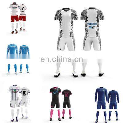 2021New Design Sublimated Printed Soccer Jersey Soccer Uniform Wholesale price Soccer Football Jersey