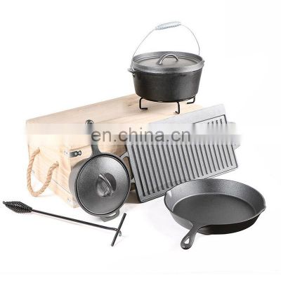 Dutch Oven Cast Iron Korean Pot Set Outdoors Manufacturers South Africa