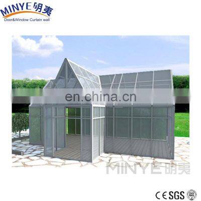 Arc Roof Balcony Glass Sun Room Sunshade Aluminum Patio Room photo-5