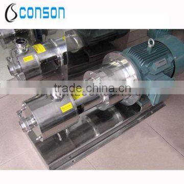 Stainless steel emulsifying high shear pump