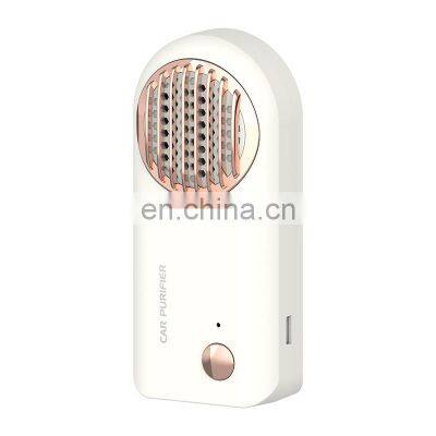 USB Rechargeable Portable ozone deodorant  Air Purifier for Car Cleaning