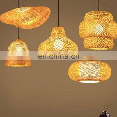 Hot Sale High Quality Bamboo Pendant Light Asian Oblong Light Fixture High Quality Vietnam Supplier