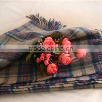 100% Wool Plaid Blanket photo-3
